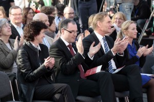 Die Preisverleihung des Preis der Leipziger Buchmesse 2016 in der Glashalle (Foto Leipziger Messe GmbH, Tom Schulze)