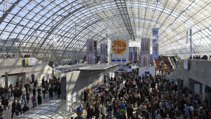 Impression Glashalle der Leipziger Buchmesse. Foto Leipziger Messe GmbH, Uli Koch