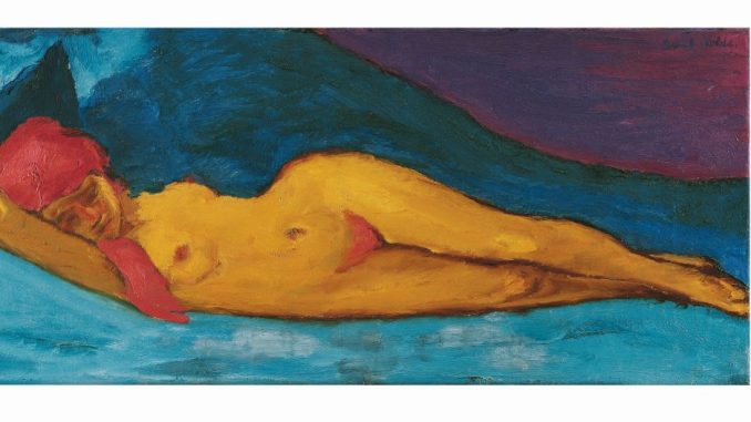 Emil Nolde, Liegender Akt, 1901