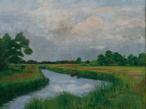 Clara Rilke-Westhoff, Landschaft bei Fischerhude, 1953