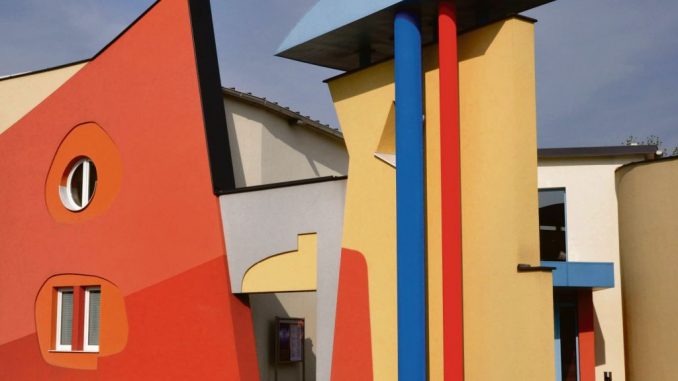 Neue Frontansicht des Museums