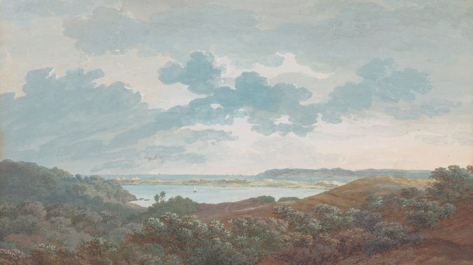 Caspar David Friedrich, Böhmische Landschaft, 1810