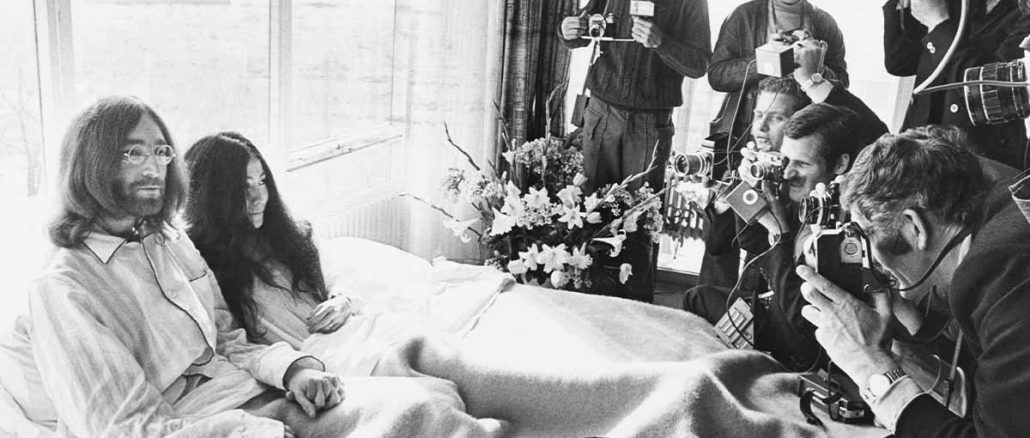 Yoko Ono and John Lennon, Bed-In for Peace, 1969