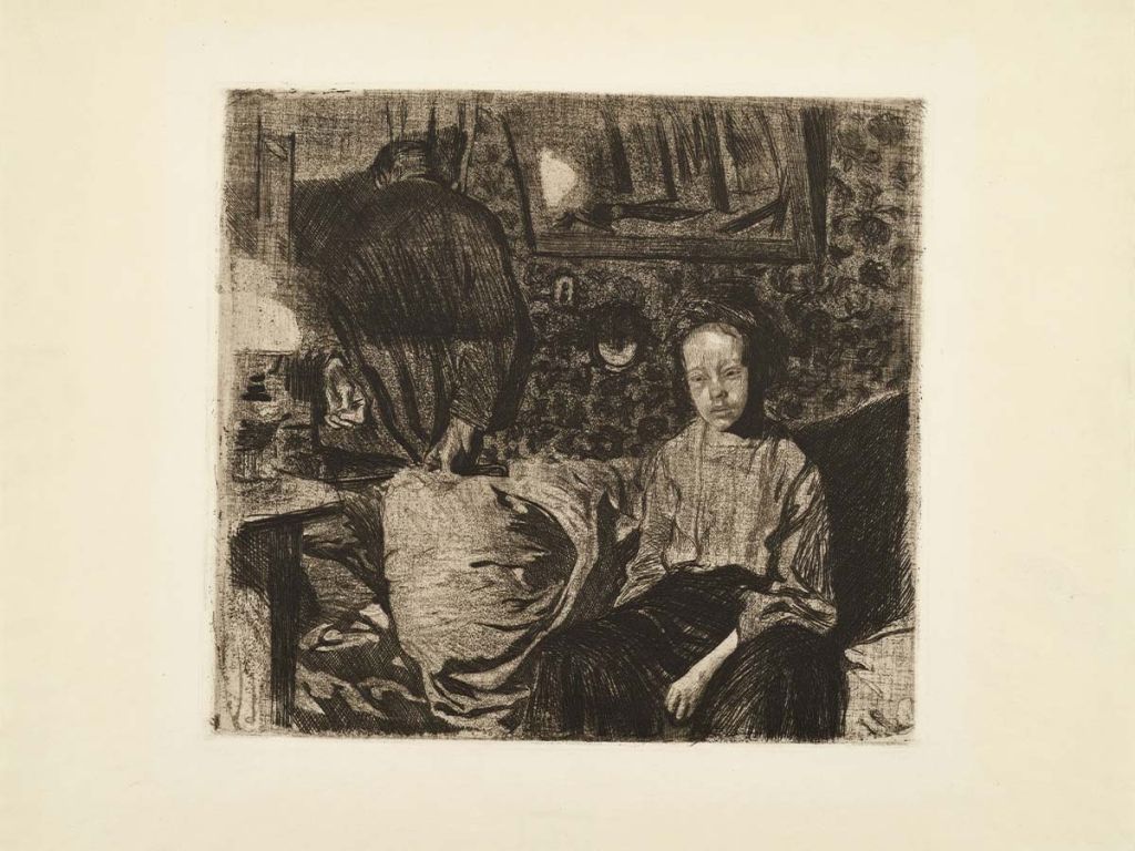 Käthe Kollwitz, Das junge Paar, 1904