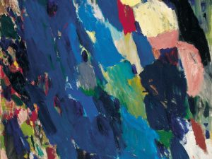 Sigrid Kopfermann, Strömungen Blau, 1963